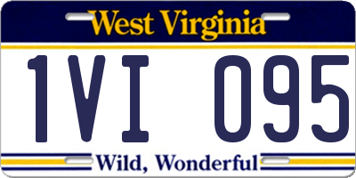 WV license plate 1VI095