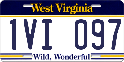 WV license plate 1VI097