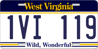 WV license plate 1VI119