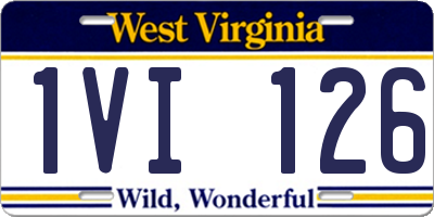 WV license plate 1VI126