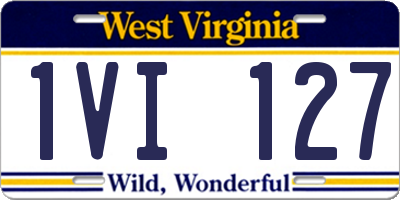 WV license plate 1VI127