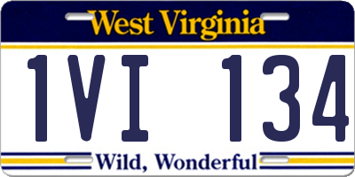 WV license plate 1VI134