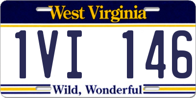 WV license plate 1VI146