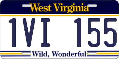 WV license plate 1VI155