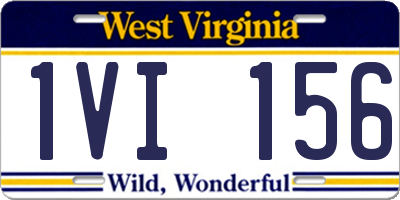 WV license plate 1VI156