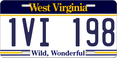 WV license plate 1VI198
