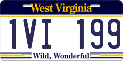 WV license plate 1VI199