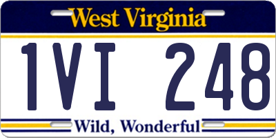 WV license plate 1VI248