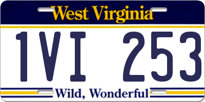 WV license plate 1VI253