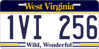 WV license plate 1VI256