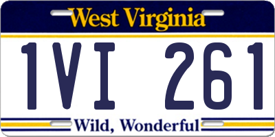 WV license plate 1VI261