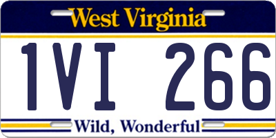 WV license plate 1VI266