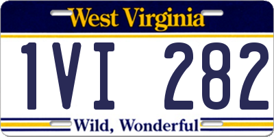WV license plate 1VI282