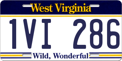 WV license plate 1VI286