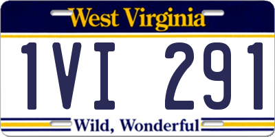 WV license plate 1VI291