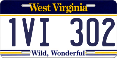 WV license plate 1VI302