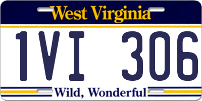 WV license plate 1VI306