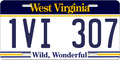 WV license plate 1VI307