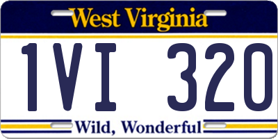 WV license plate 1VI320