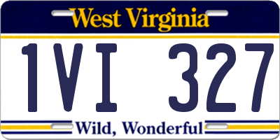 WV license plate 1VI327