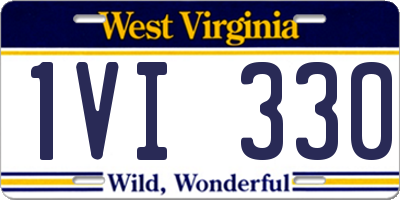 WV license plate 1VI330