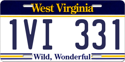 WV license plate 1VI331