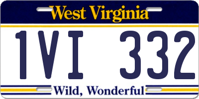 WV license plate 1VI332