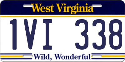 WV license plate 1VI338