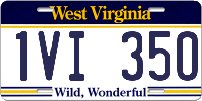 WV license plate 1VI350