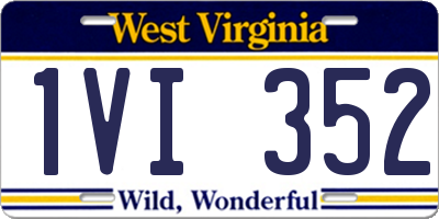 WV license plate 1VI352