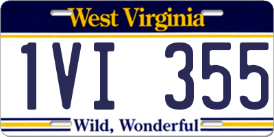 WV license plate 1VI355