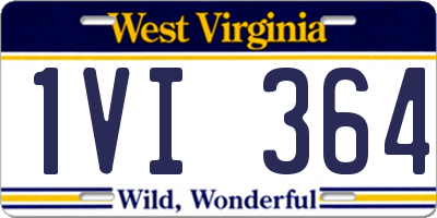WV license plate 1VI364
