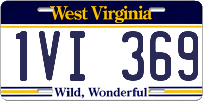 WV license plate 1VI369