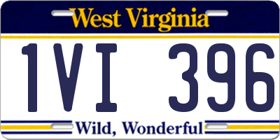WV license plate 1VI396