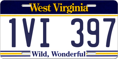 WV license plate 1VI397