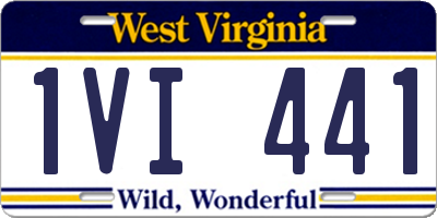 WV license plate 1VI441