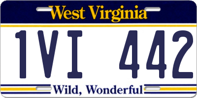 WV license plate 1VI442