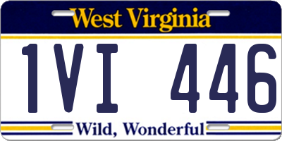WV license plate 1VI446