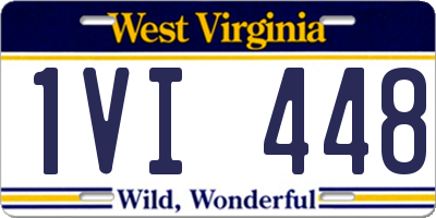 WV license plate 1VI448