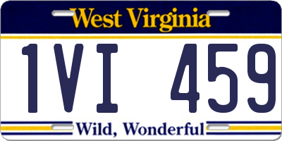 WV license plate 1VI459