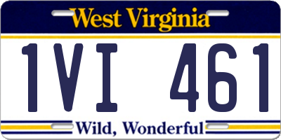 WV license plate 1VI461