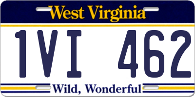 WV license plate 1VI462