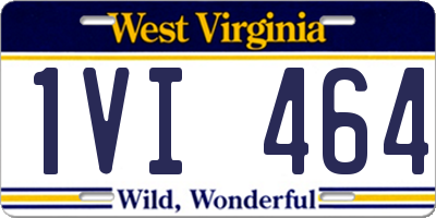 WV license plate 1VI464