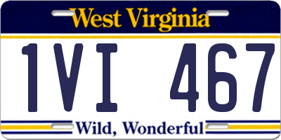 WV license plate 1VI467