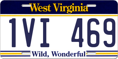 WV license plate 1VI469