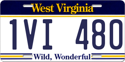 WV license plate 1VI480