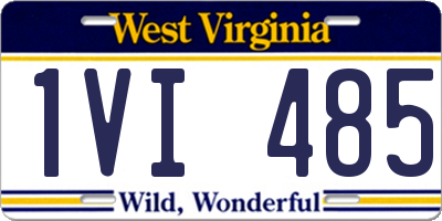 WV license plate 1VI485
