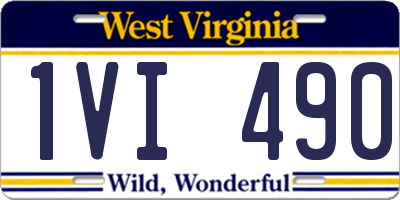 WV license plate 1VI490