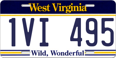 WV license plate 1VI495