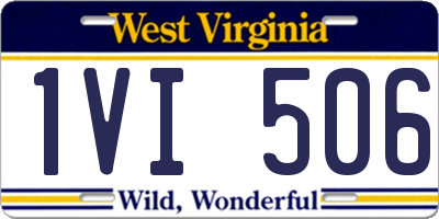 WV license plate 1VI506